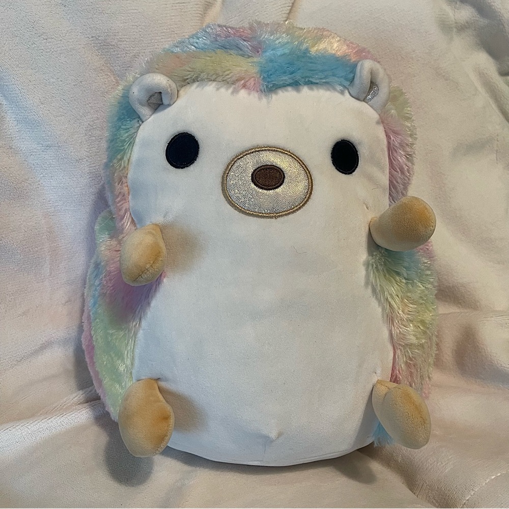 12" Squishmallow Bowie Hedgehog Soft Rainbow Tie Dye Pet Plush 🌈 No Tags